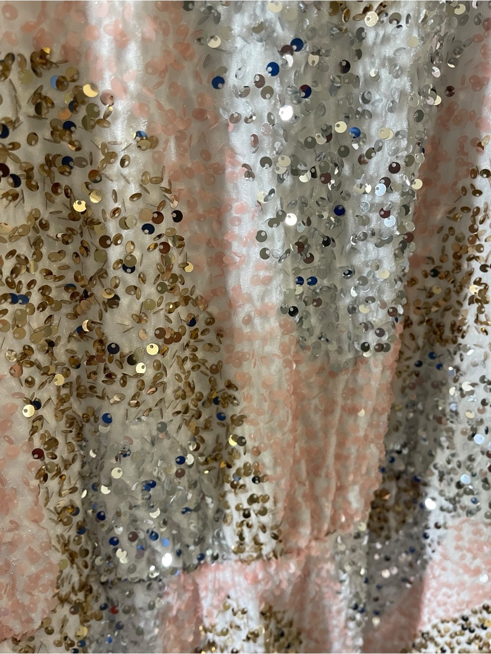 NWT Ashley Stewart Formal Sequin Maxi Dress 18/20 Blush - Picture 6 of 7